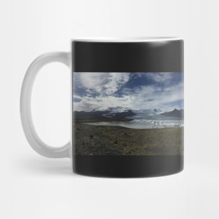 Icelandic Glacial Pond in Panoramic Mug